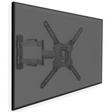 Cavus wme102 support mural TV simple mouvement complet à partir d'écrans 23 pouces noir