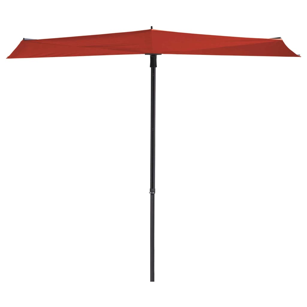 Madison Balkon Parasol Sun Wave 270x150 cm opečna rdeča