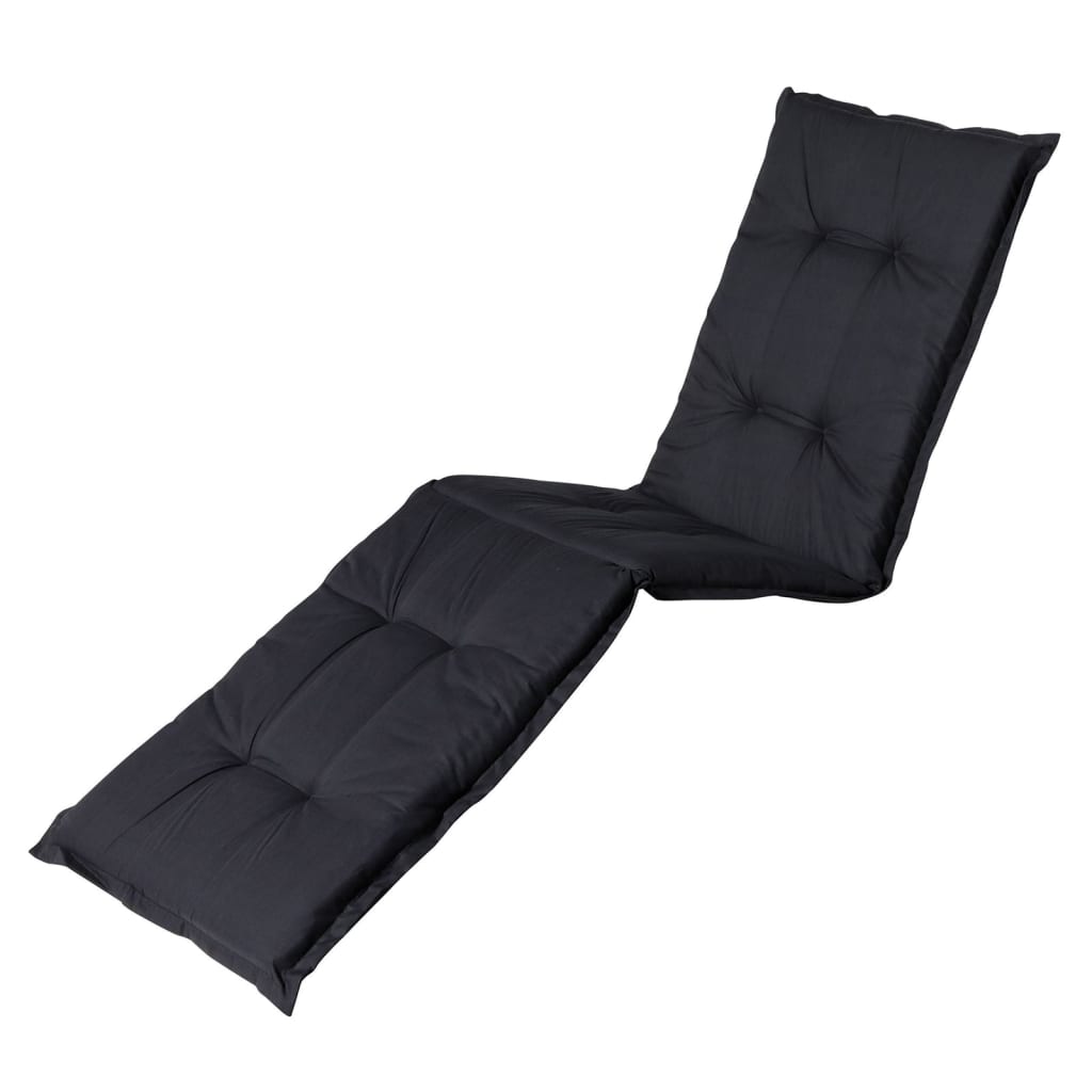 Madison coussin de transat basic 200x60 cm noir