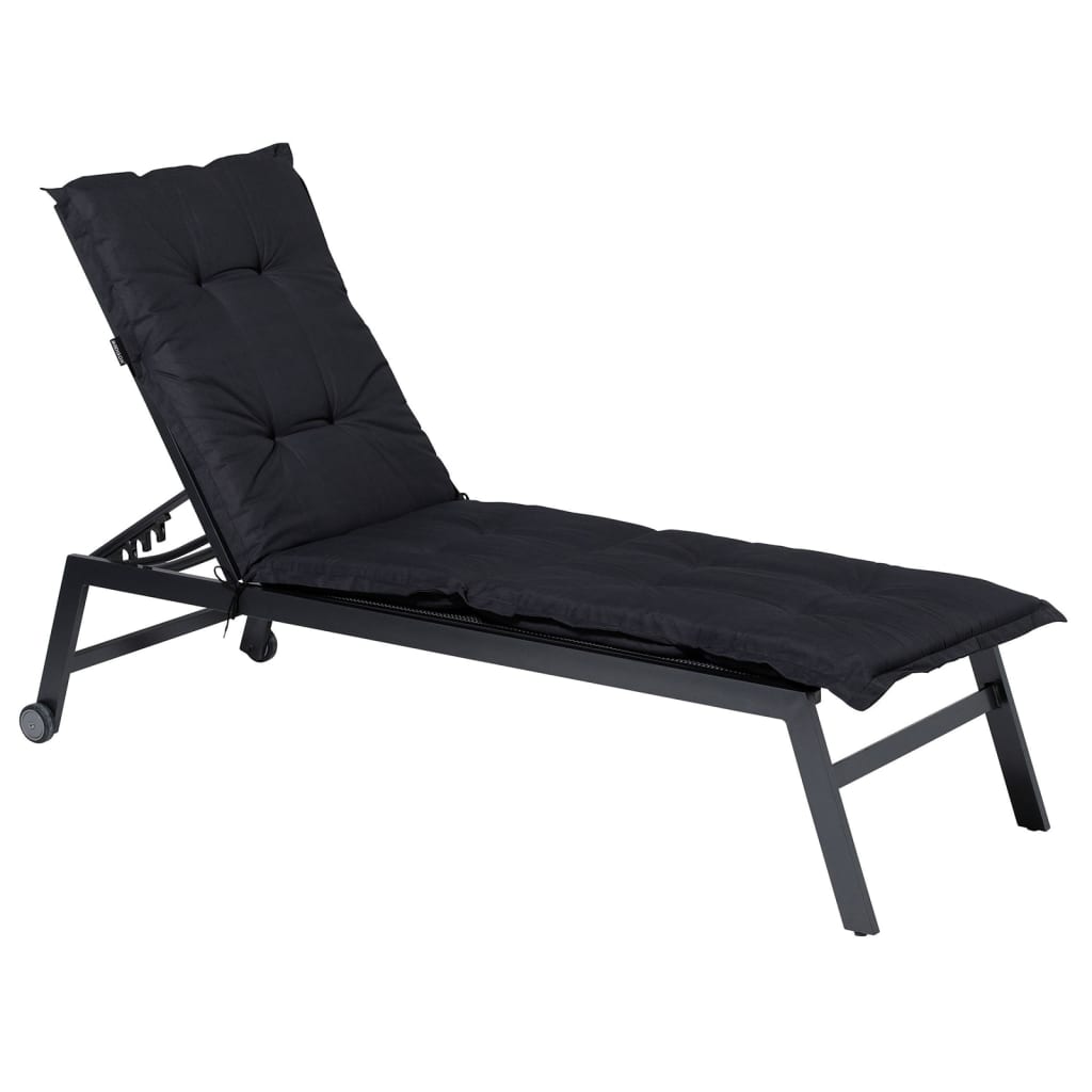 Madison coussin de transat basic 200x60 cm noir