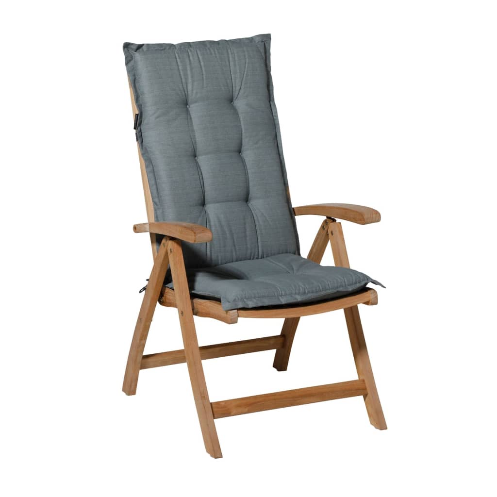 Madison Chair polštář s vysokým zády BASIC 123x50 cm šedá