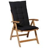 Madison CHAIR KUSHIONY mat héijen Réck Panama 123x50 cm schwaarz