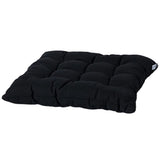 Madison Seat Cushion Panama 46x46 cm noir