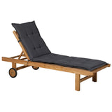 Madison Lounger Cushion Panama 200x60 cm grå