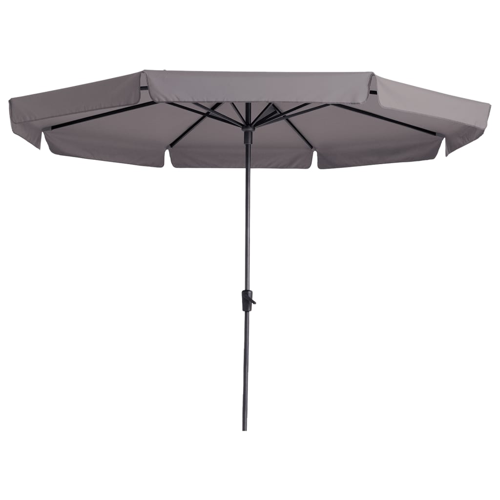 Madison Parasol Syros lyx runt 350 cm taupe