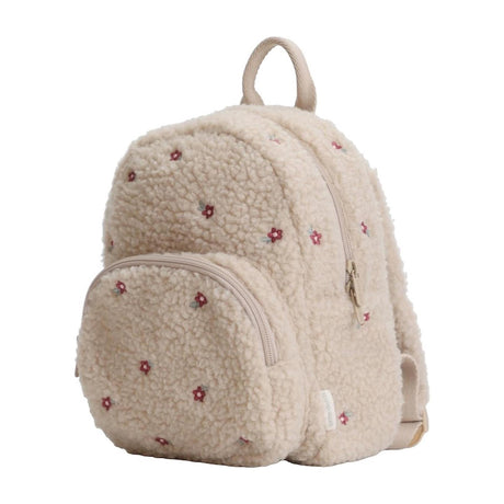Sac à dos en peluche Little Dutch sable