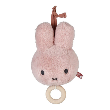 Boîte à musique pelucheuse Miffy rose