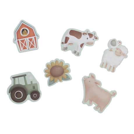 Puzzle 6 en 1 Little Dutch Farm 3-5 pièces