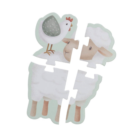 Puzzle 6 en 1 Little Dutch Farm 3-5 pièces