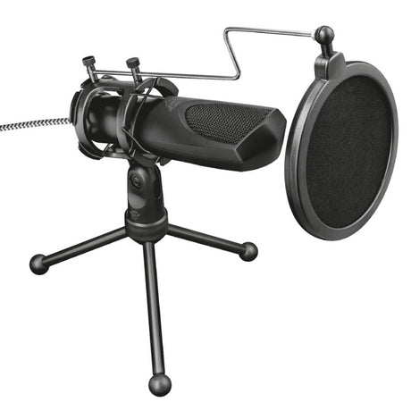 Trust GXT 232 Mantis microphone de streaming USB noir