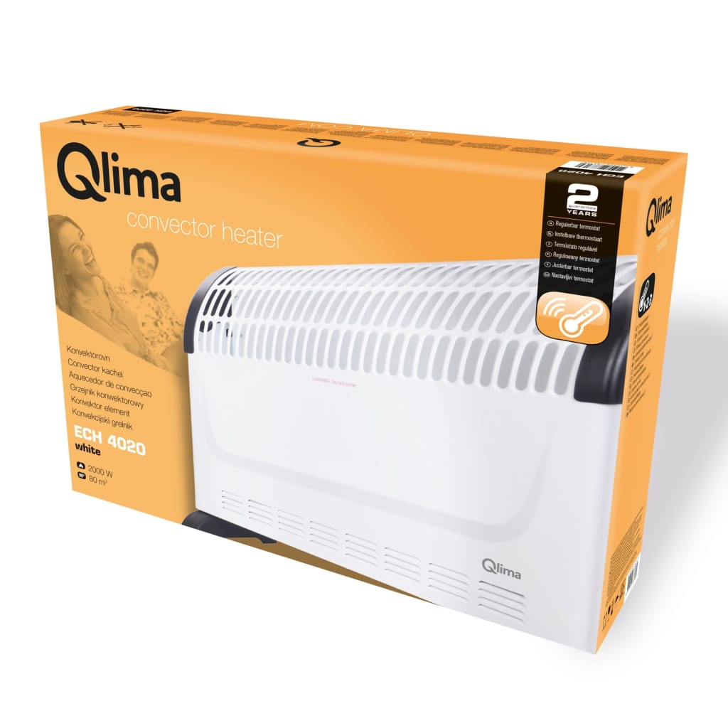 Qlima Qlima forcector Heizung Ech 4020 Elektresch 2000 W White