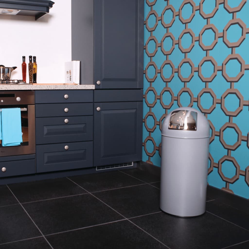 EKO EKO waste bin with pressure lid 40 l Mat gray