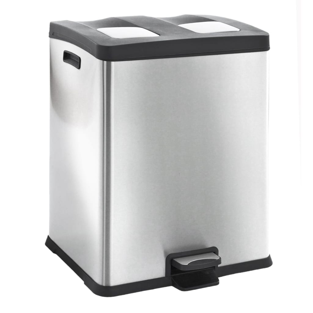 Eko Eko Pedal Bin Rejoice 2x30 L Matzilverkleg