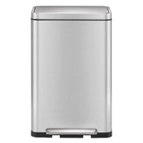 Eko Pedal Bin X-Cube 30 L Matzilverklegente