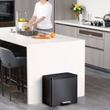 Eko Pedal Bin Essential 20 + 9 L Black