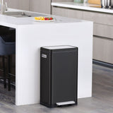 Eko Pedal bin x-cube 30 L noir