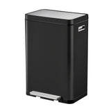 Eko x-cube poubelle à pédale 2x20l noir