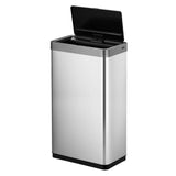 Eko Garbage Can with Sensor Mirage x 80 L Matt Silver -Colored