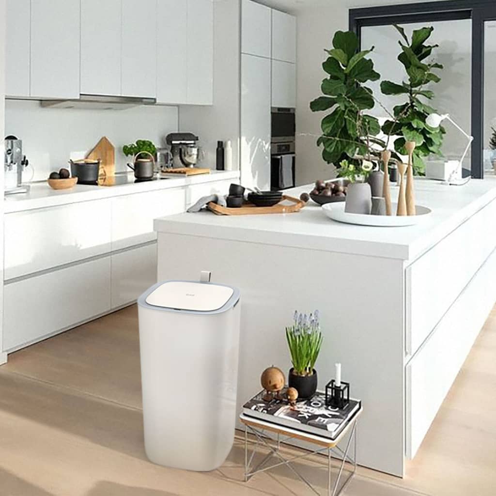 Eko Waste Bin avec capteur Morandi 30 L blanc