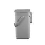 Eko eko puro ii foodwaste caddy afvalemmer 5l grijs