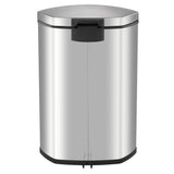 Eko Pedal Bin Shell 2x22 L Mat argent coloré