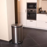 Eko Pedal Bin Shell 2x22 L Mat argent coloré
