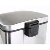 Eko Pedal Bin Grace 35 L Mat argent coloré