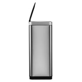 EKO EKO garbage can with sensor 2x20 l Matt silver -colored