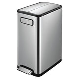 Eko Eko Pedal bin ecofly 45 l Mat silver -colored