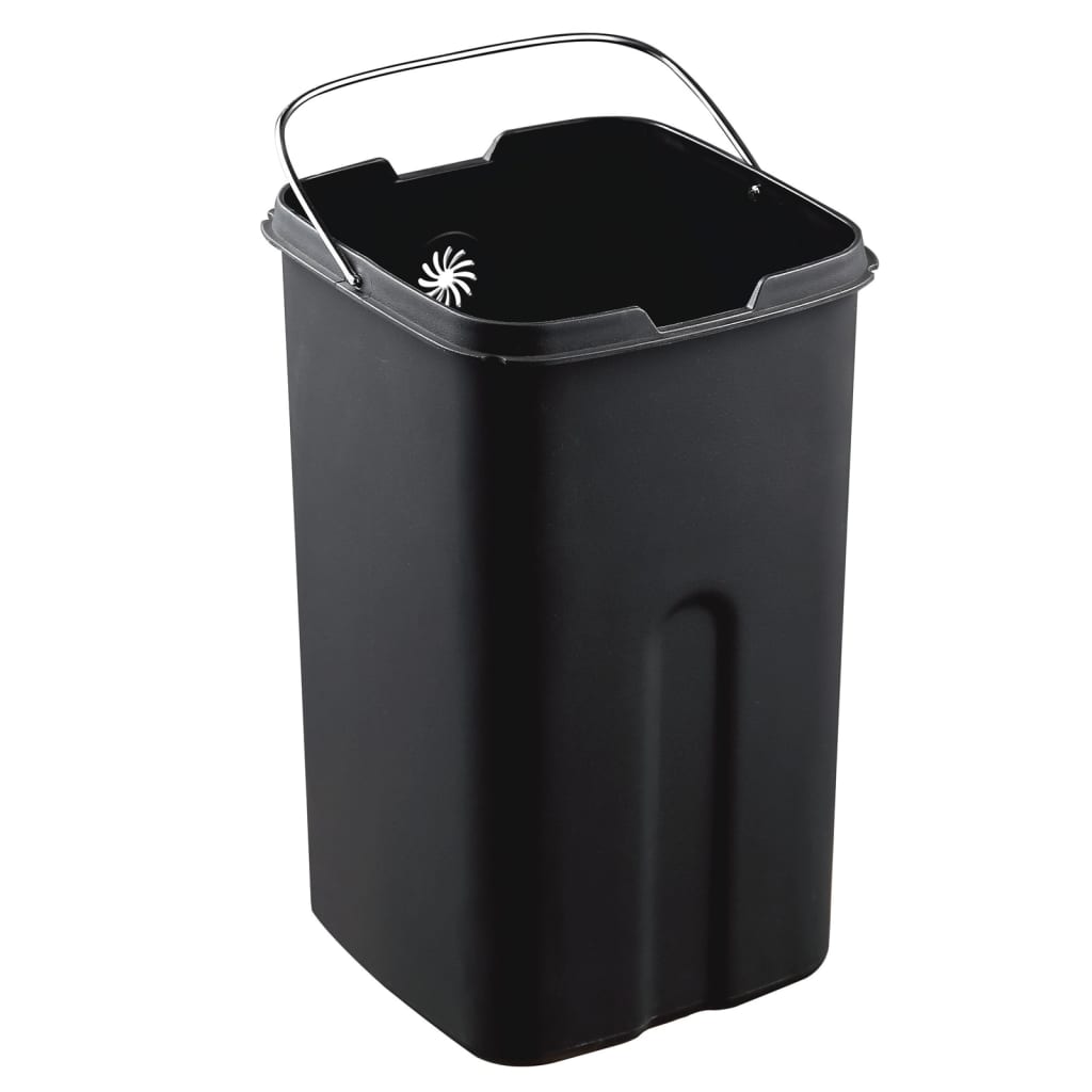 Eko Waste Bin Laguna 35 L Mat argent coloré