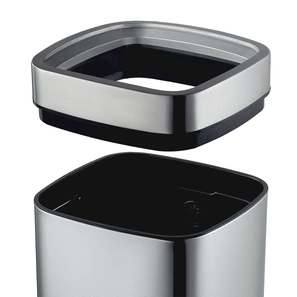 Eko Waste Bin Laguna 35 L Mat argent coloré