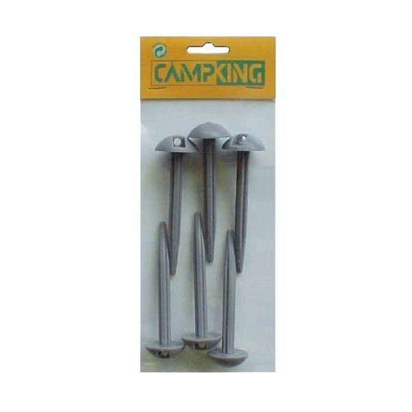 Camping 6x épingle à tapis de sol 10cm