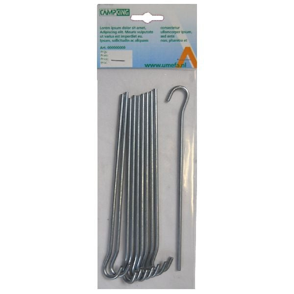 Campking campking 10x aluminium grondpen open 24cm