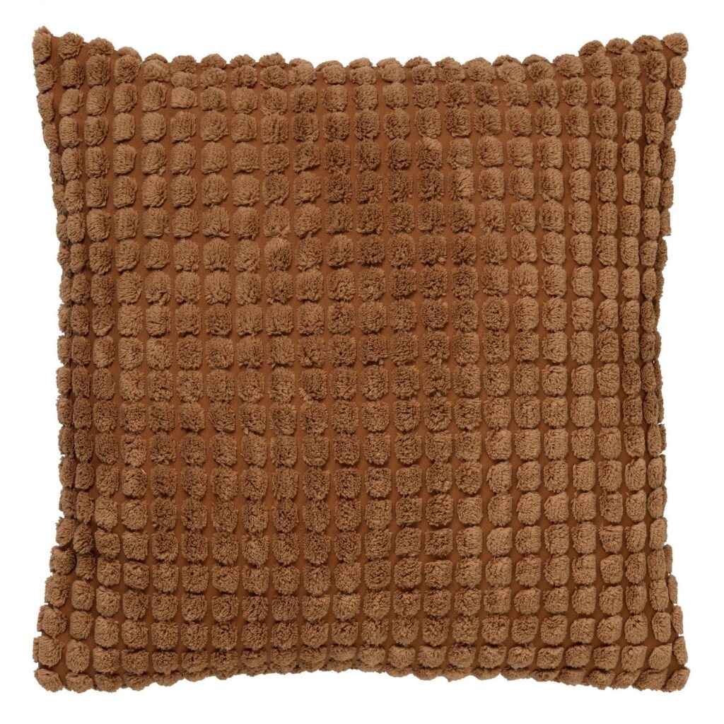 Decoración holandesa Cushion Roma 45x45 cm de tabaco marrón