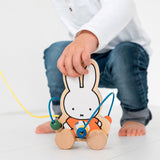 Miffy -Holz -Trek -Figur mit Perlen