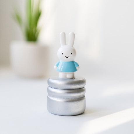 Bambolino jouets Miffy boîte à dents de bébé bleu argent