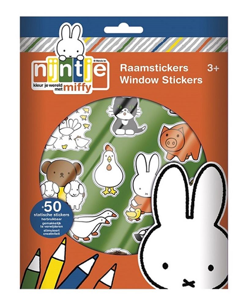 Bambolino Toys Miffy Window Stickers