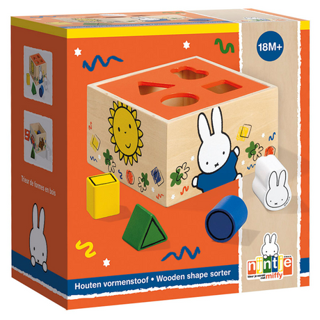 Trieur de formes en bois Bambolino Miffy. 3+