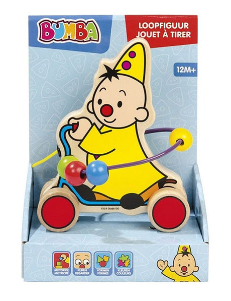 Bambolino jouets bumba figurine à tirer en bois