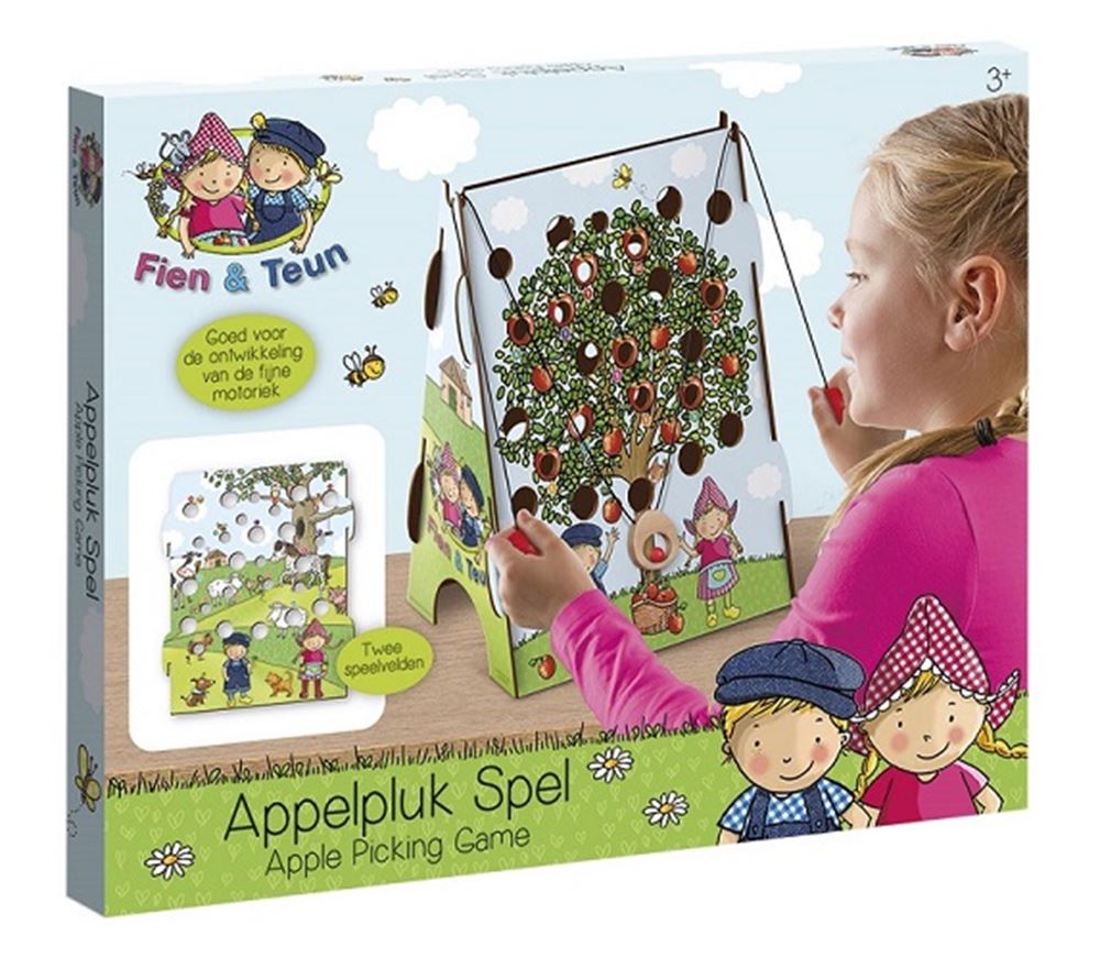 Jeu de cueillette de pommes Fien Teun. 3+