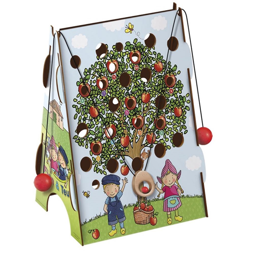 Jeu de cueillette de pommes Fien Teun. 3+