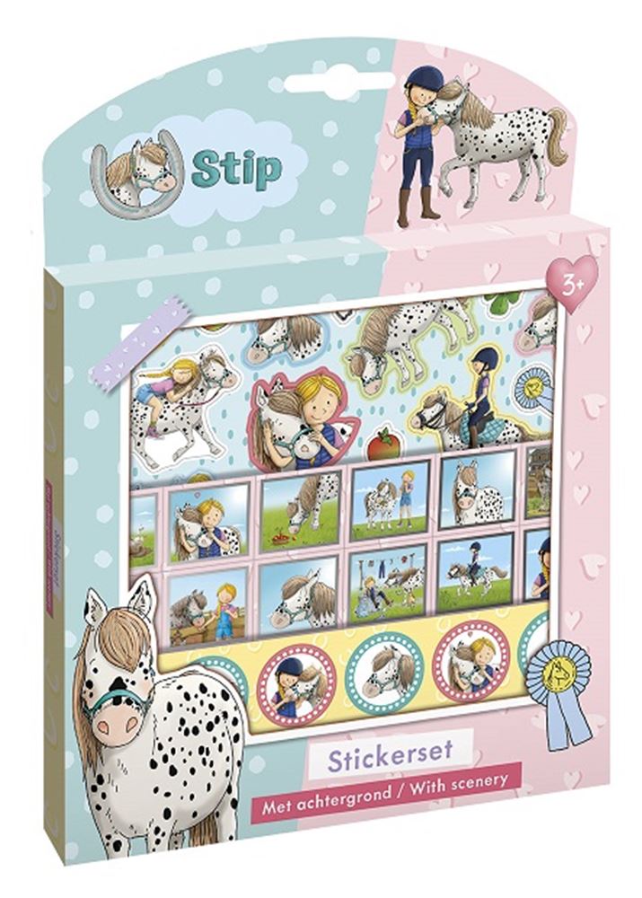 Dsp. parsemez le jeu d’autocollants poney. 3+ (12 pièces.