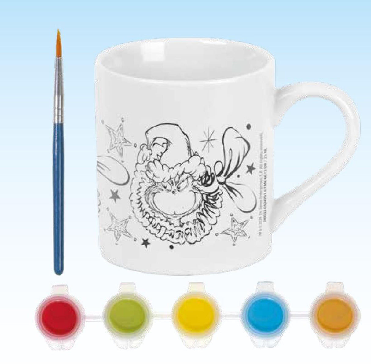 Totum perles couleur pastel licorne en pot