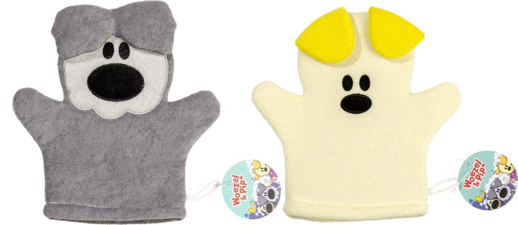 Woezel et pip woezel pip gant de toilette jouets de bain