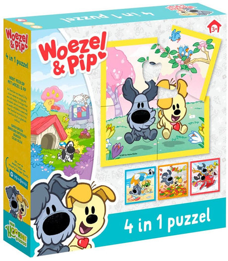 Bambolino jouets woezel pip 4-1 puzzle