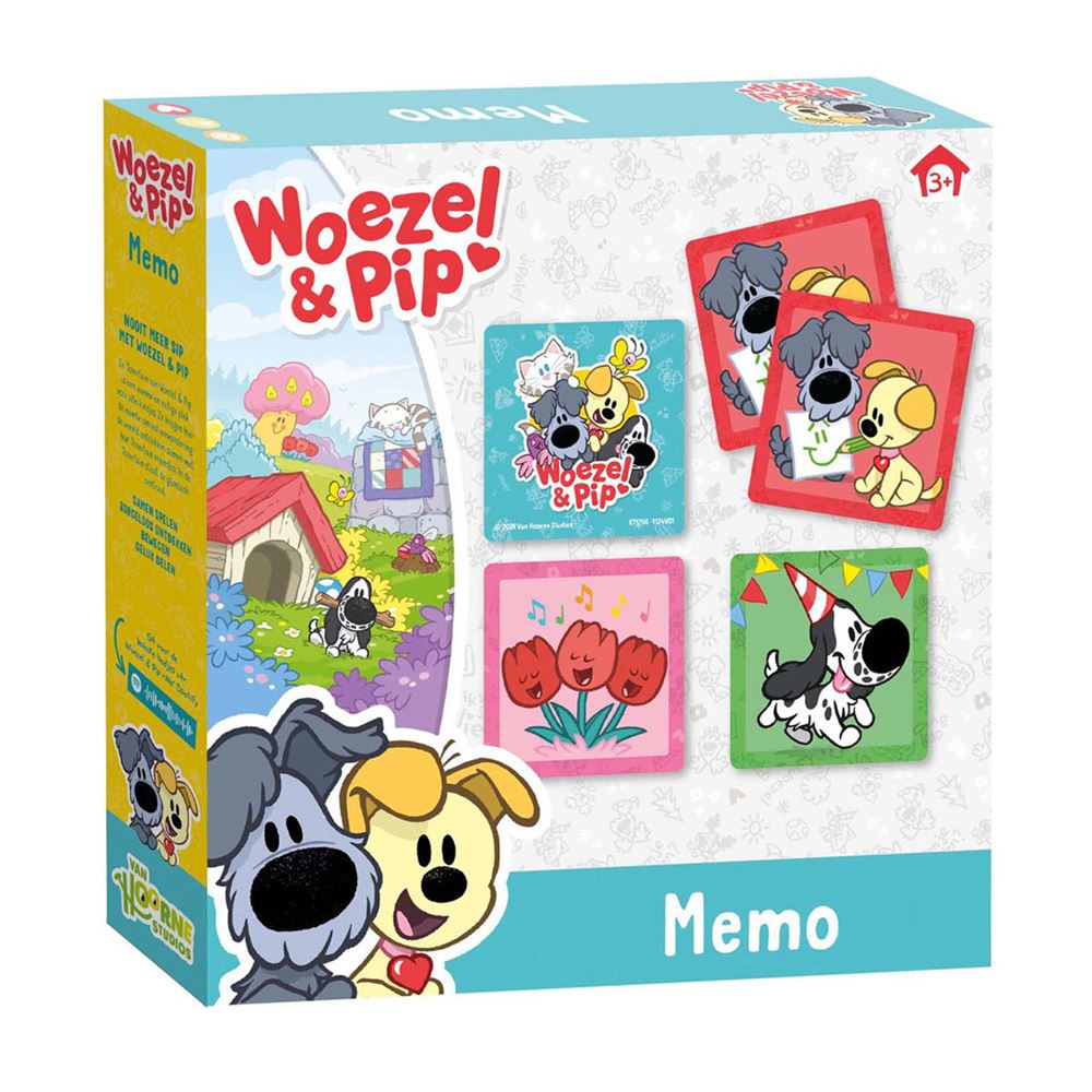 Bambolino jouets woezel pip mémo de jeu | 2 pièces
