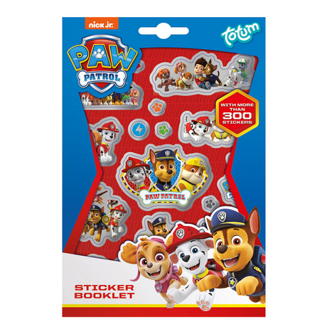 Feuille d'autocollants Paw Patrol totum, 4 pcs.