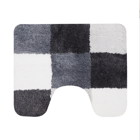 Tapis de toilette Dutch House Brest 60x50cm gris