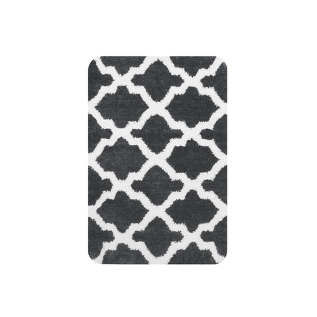 Tapis de bain maison hollandaise toulon 60x90 cm noir