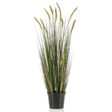Plant artificiel émeraude en plastique Pot Fox Tail Grass Automne 90 cm